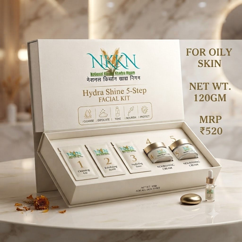 Read more about the article NKKN Brand Hydra Shine 5-Step Facial Kit for Oily Skin – The Complete Solution for Fresh, Oil-Free, and Glowing Skin