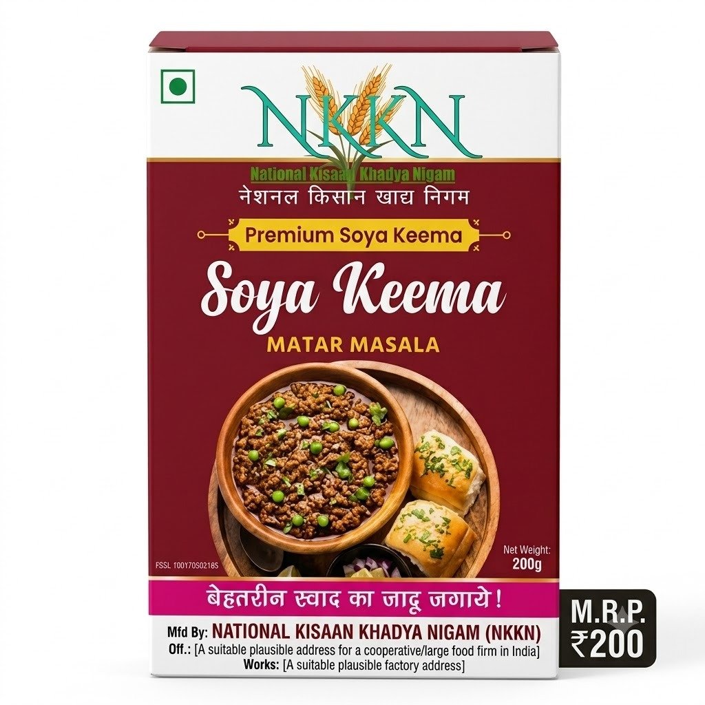Read more about the article NKKN Brand Soya Keema Matar Masala – A Delicious Vegetarian Twist on a Classic Favorite